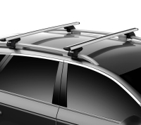  Багажник Thule WingBar Evo на крышу Toyota Land Cruiser 300, 5-dr SUV, с 2021 г., рейлинги с просветом в компании RackWorld