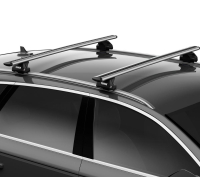  Багажник Thule WingBar Evo на крышу Genesis GV60, 5-dr SUV с 2022 г., интегрированные рейлинги компании RackWorld